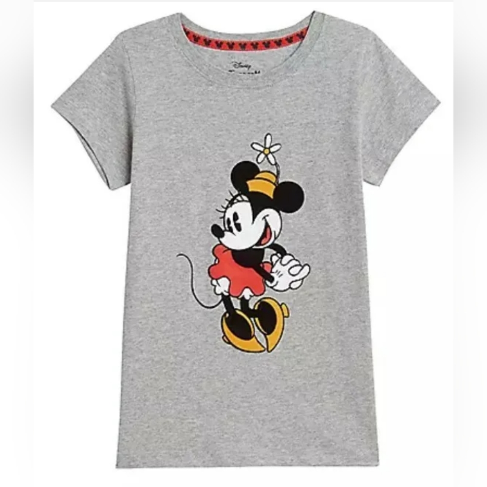 Disney Women's T Shirt Minnie Mouse Disneyland Disney World Graphic Tee - M